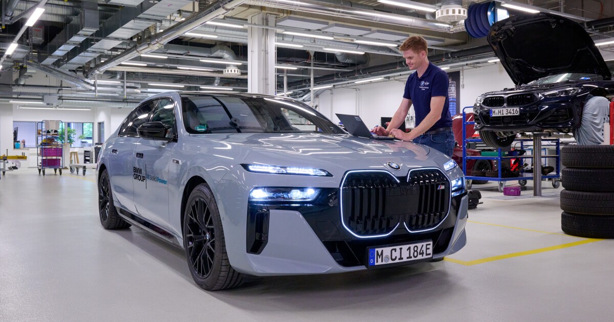 Las pruebas de batería de estado sólido BMW i7 comienzan en Munich