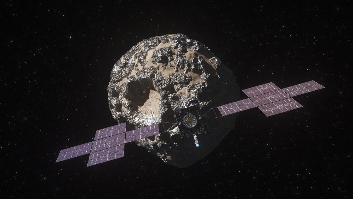 Psique mantiene su cita con un asteroide, pero ahora se está ejecutando en modo de copia de seguridad