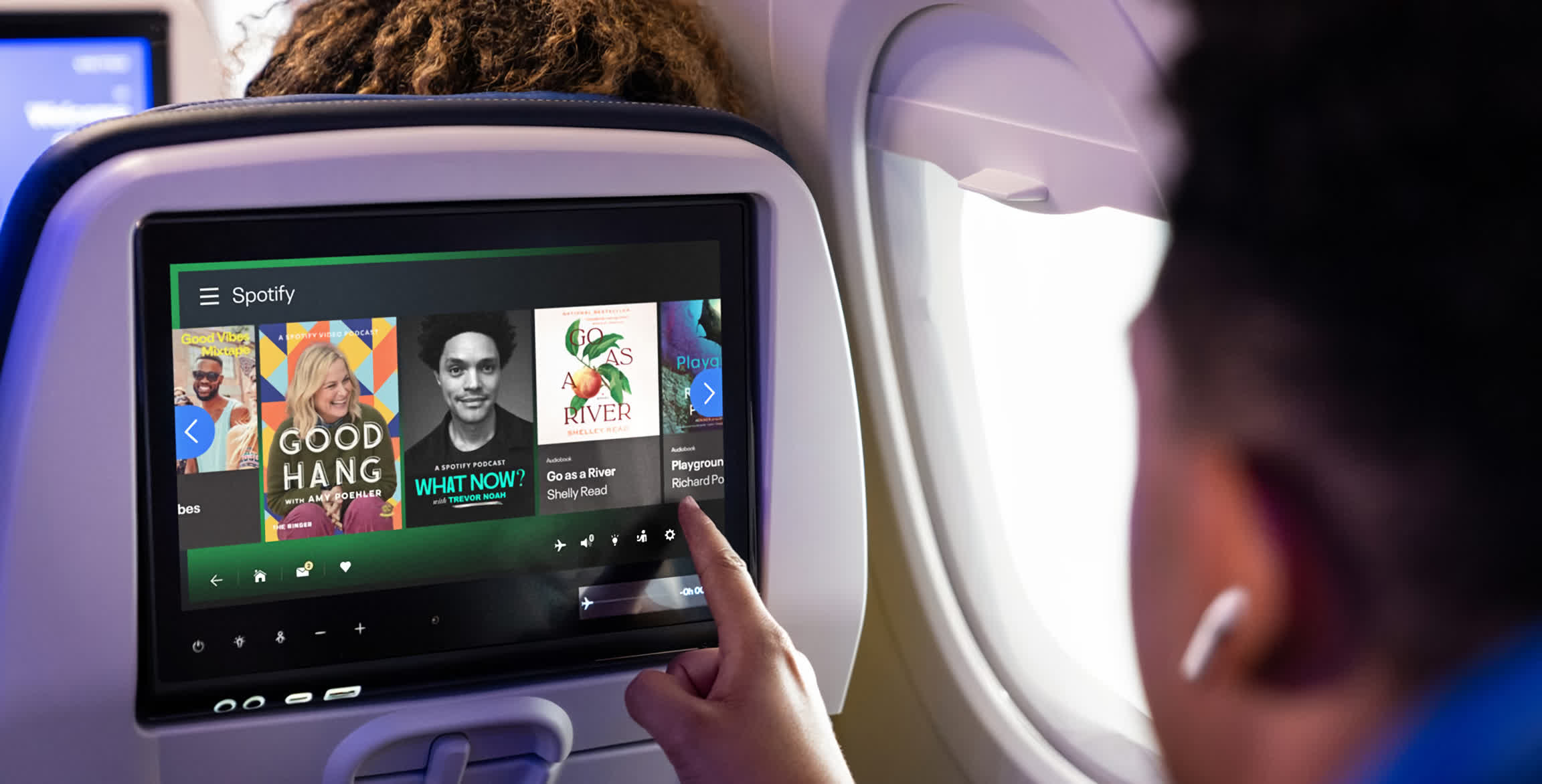 United Airlines se asocia con Spotify para música gratis a 35,000 pies