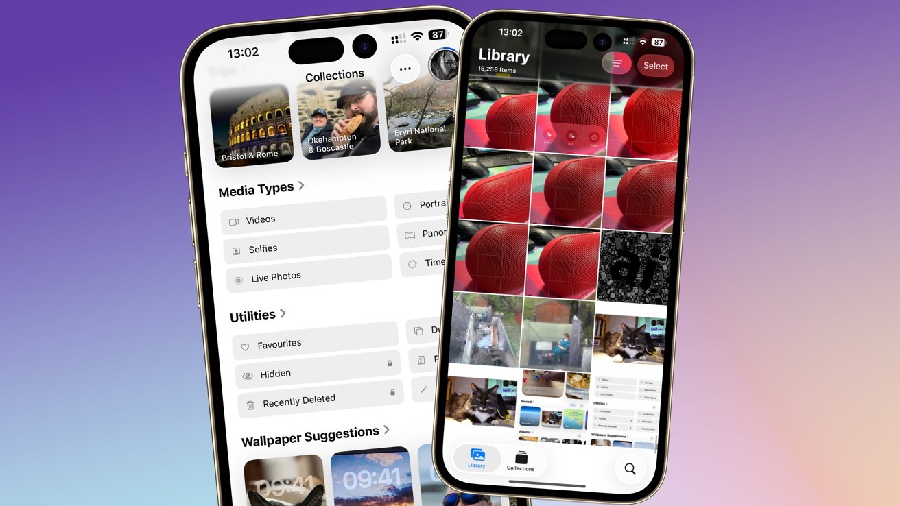 Fotos en iOS 26 trae pestañas y genera fotos espaciales