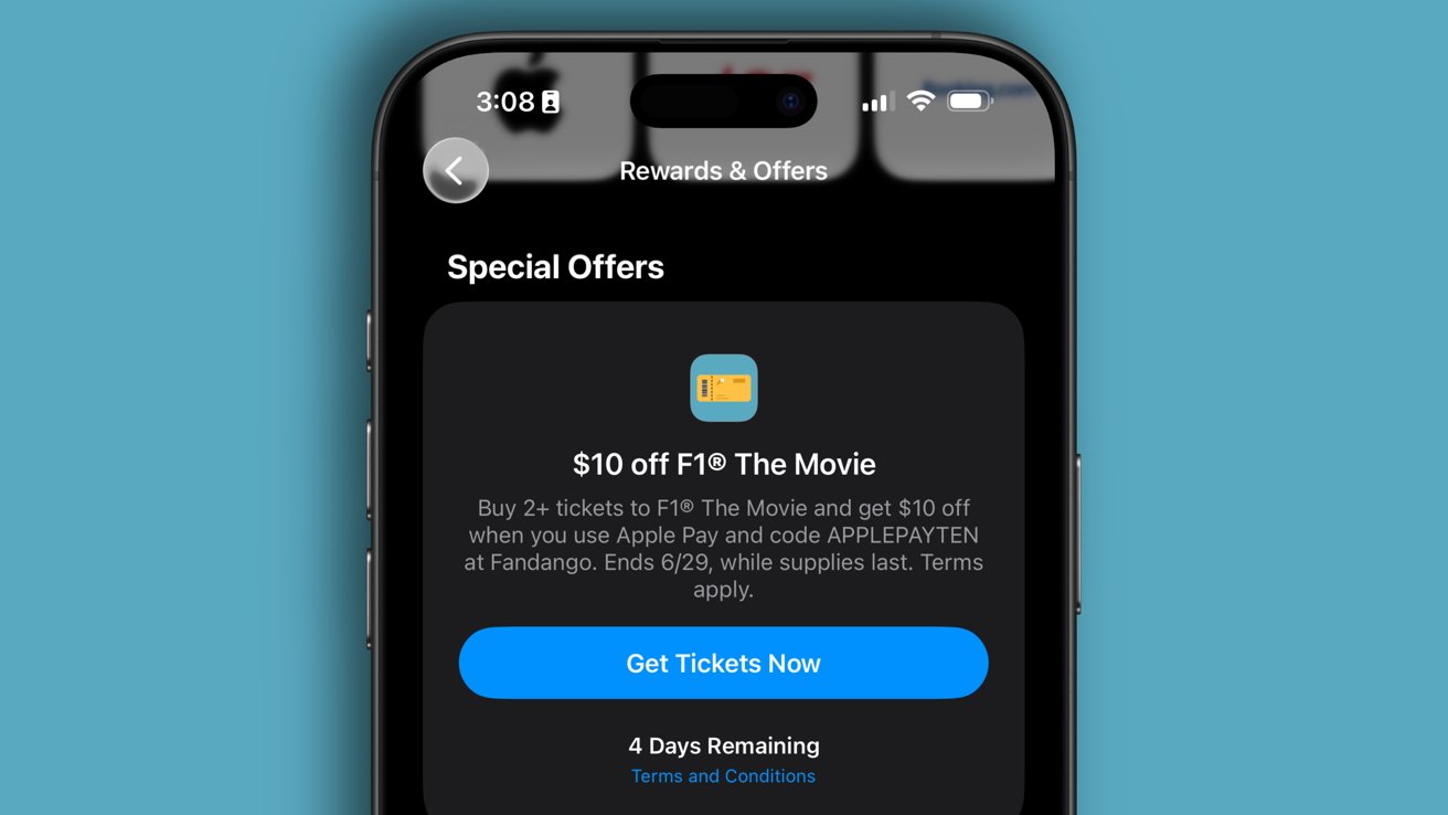 El anuncio ‘F1’ de Apple en la billetera no te hará daño, pero podría ahorrarte $ 10