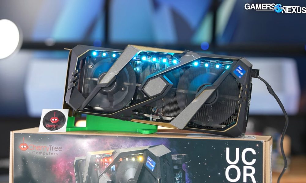 GeeFarce RTX 5072, un PC personalizado integrado en una tarjeta gráfica