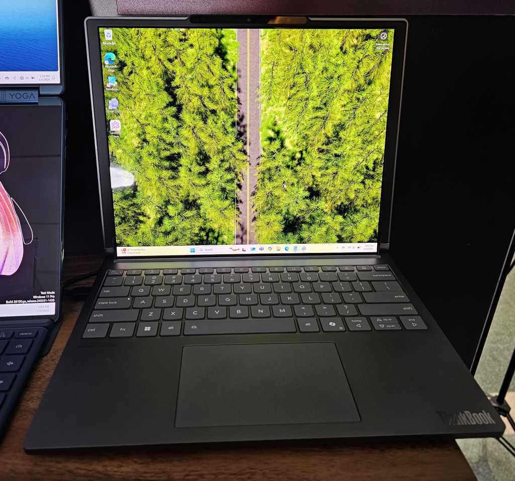 La computadora portátil de robo de Lenovo con una pantalla enrollable esta semana