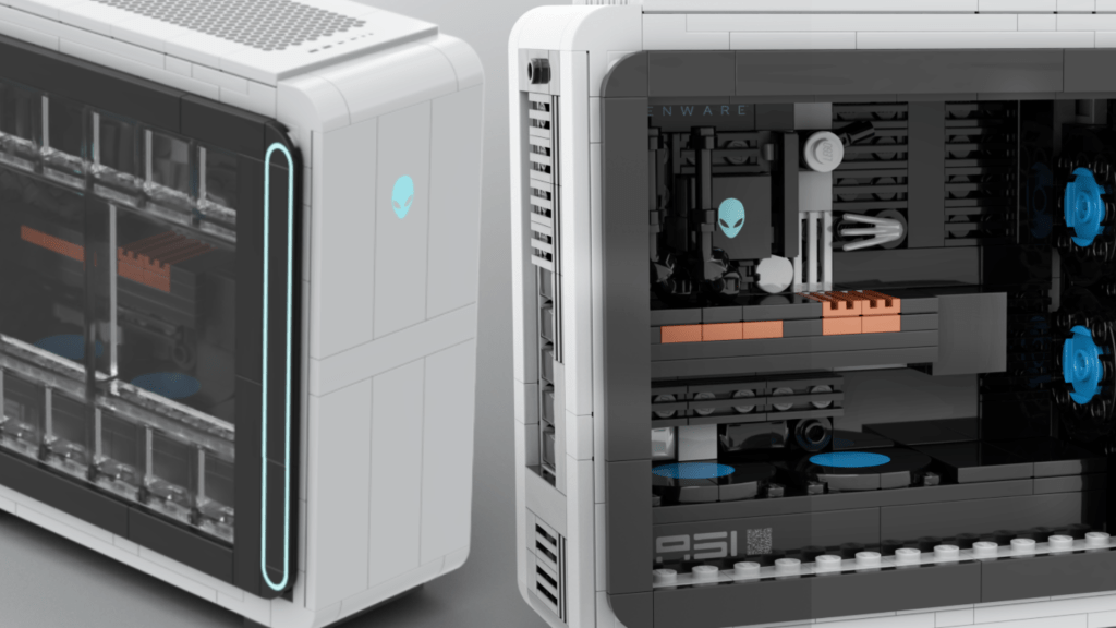 Alienware se bloquea con PC de juegos LEGO personalizado