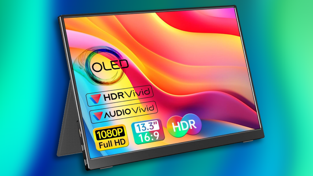 Este monitor OLED portátil para computadoras portátiles es sorprendentemente barato