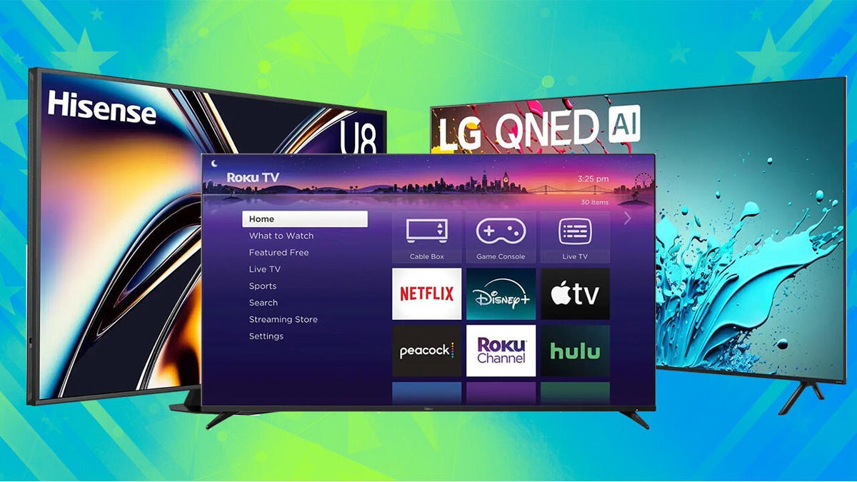 Las mejores ofertas de televisión del 4 de julio 2025: Mis ventas tempranas favoritas te ahorran hasta $ 2,500