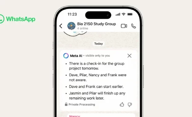 WhatsApp agrega resúmenes de mensajes con AI para avances previos de chat más rápidos