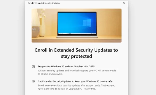 Microsoft extiende las actualizaciones de seguridad de Windows 10 durante un año con nuevas opciones de inscripción