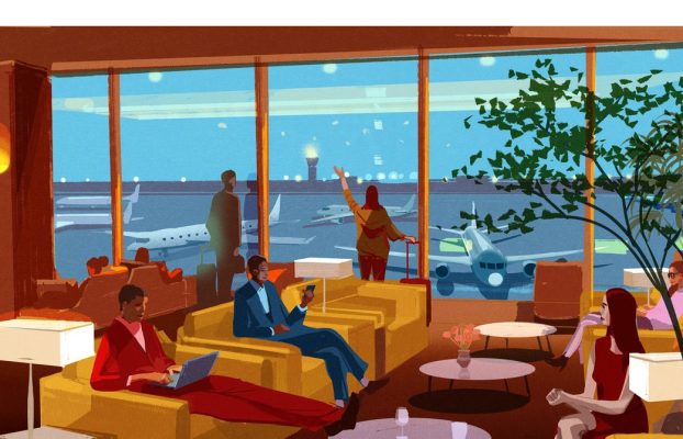 Los salones de aeropuerto son sexys nuevamente, si puedes entrar
