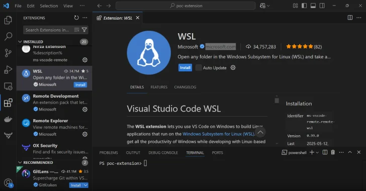 Nuevo defecto en IDES como Visual Studio Code permite que las extensiones maliciosas eviten el estado verificado