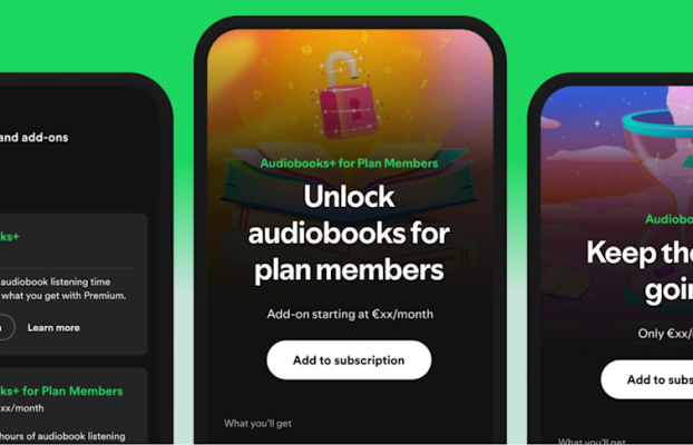 El complemento AudioBooks+ de Spotify ya está disponible para algunos suscriptores premium