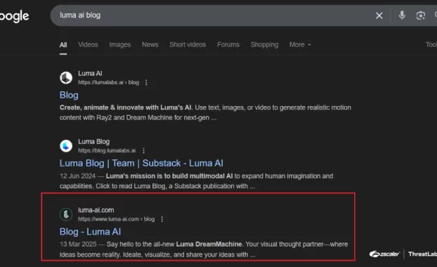 La campaña de envenenamiento de SEO se dirige a más de 8,500 usuarios de SMB con malware disfrazado de herramientas de IA